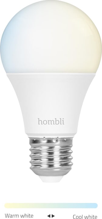 Smart Bulb CCT (E27, 9 W, 800 lm, 1 x, F)