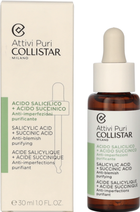 Actual product image Collistar Attivi Puri Salicylic Acid + Succinic (30 ml)