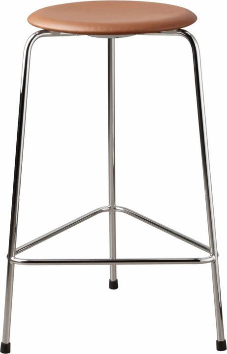 Actual product image Fritz Hansen High Dot Stool Chrome/Walnut