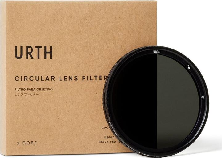 Produktbild Urth 86mm ND2 400 (1 8.6 Stop) Variable ND Lens Filter (86 mm, ND- / Graufilter)