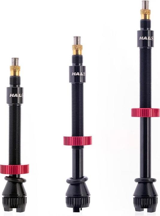 Produktbild Halo Hi Flow Tubeless Ventile - schwarz