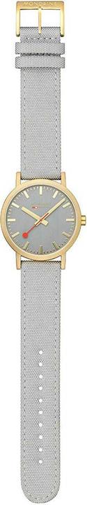 Actual product image Mondaine Classic - von der Natur inspiriert - Ip Gold (Analogue wristwatch, 40 mm)