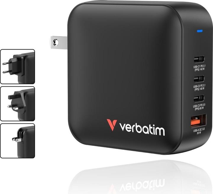 Produktbild Verbatim Mini GaN 4 Port Charger (165 W)