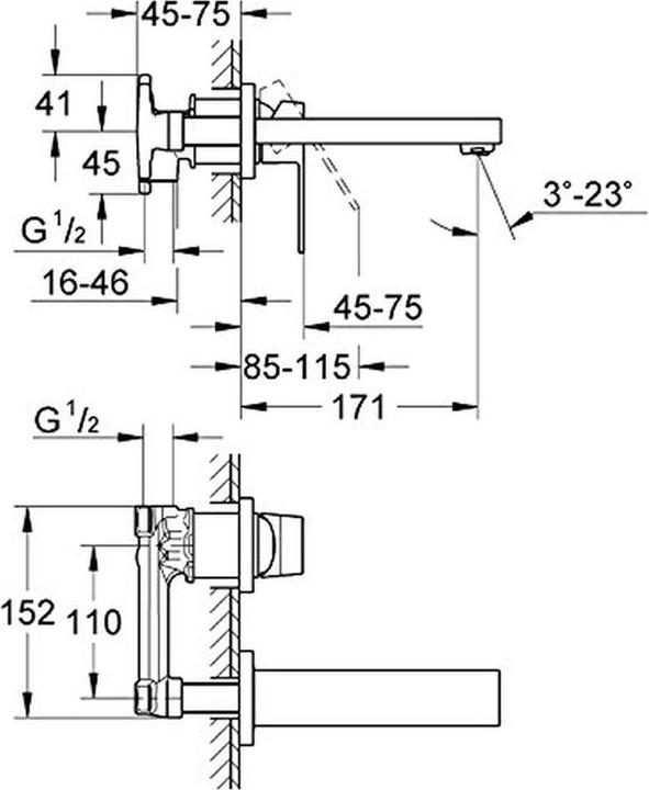 Produktbild Grohe Eurocube Chrom