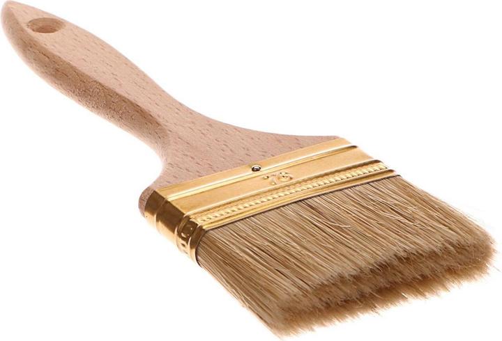 Produktbild GEKO Flachpinsel, 76 mm, Holzstiel (76 mm)