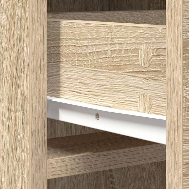 Actual product image vidaXL Tall unit Sonoma oak 40x41x135 cm wood-based material