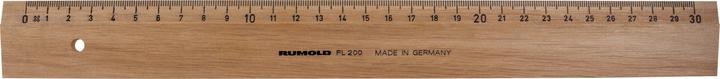 Image du produit Rumold Règle plate en hêtre (30 cm, Bois)