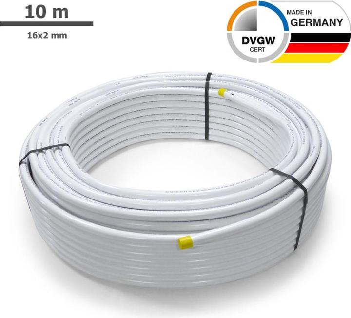 Sanpro THPRESS aluminium composite pipe - multilayer composite pipe, length 10 m, size 16x2 (Press connection)