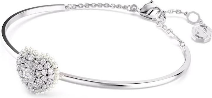 Produktbild Swarovski Hyperbola Armreif Herz Weiss (Swarovski Metall)