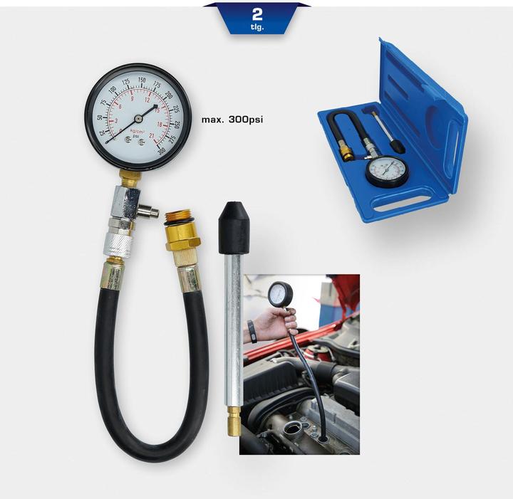 Produktbild Brilliant Tools Kompressionstester-Satz für Benzin Motoren | 2-tlg.