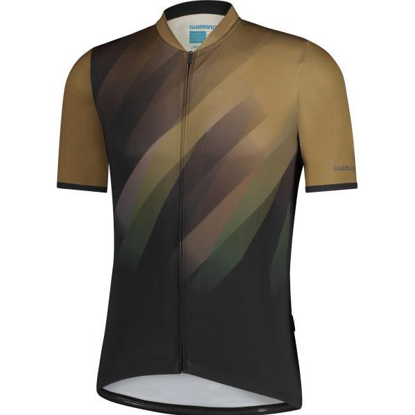 Shimano, Maglia ciclismo, Maglia da ciclismo Kita a maniche corte (XL), Marrone, XL