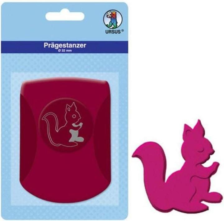 Actual product image Ursus Embossing punch squirrel 3.2 cm