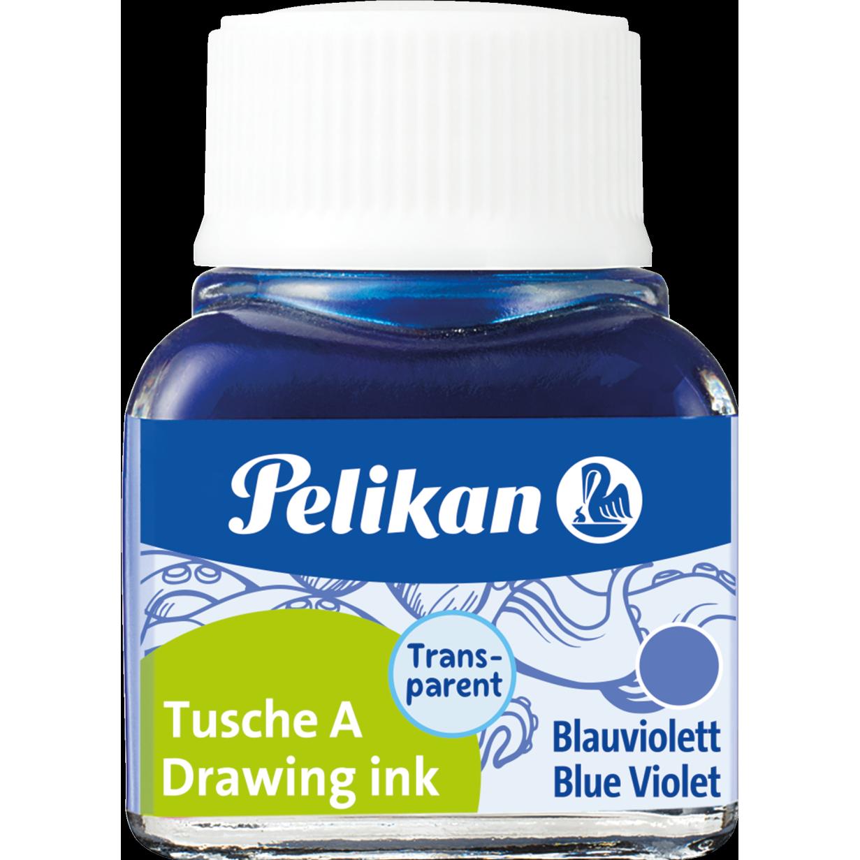 Pelikan, Ersatzpatrone, Tusche A (Tintenfass, Blau, Violett)