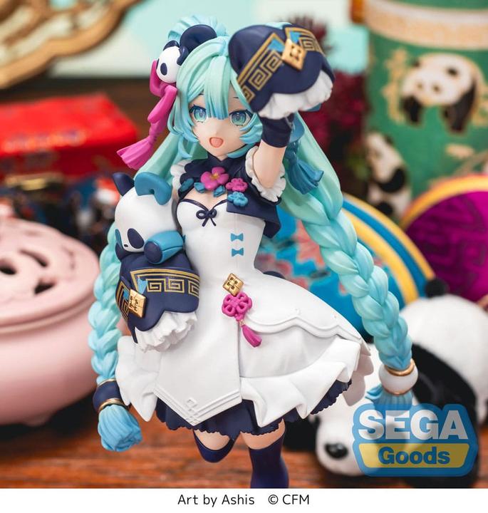 Actual product image Sega Goods Hatsune Miku Series Luminasta PVC Statue Hatsune Miku - Modern China 18 cm