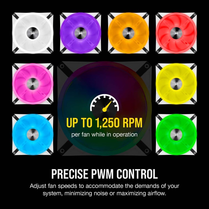 Produktbild Corsair iCUE QL140 RGB (140 mm, 1 x)