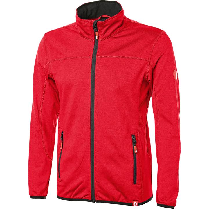 Produktbild Magni Tech-Fleecejacke rot/schwarz meliert Gr. 2XL Fortis Elements (XXL)