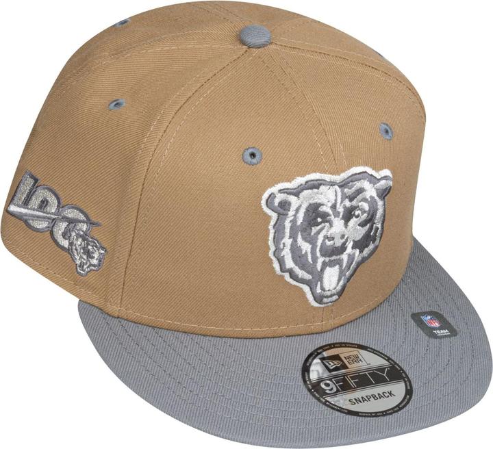 Actual product image New Era 9Fifty Snapback Cap - NFL Chicago Bears Khaki