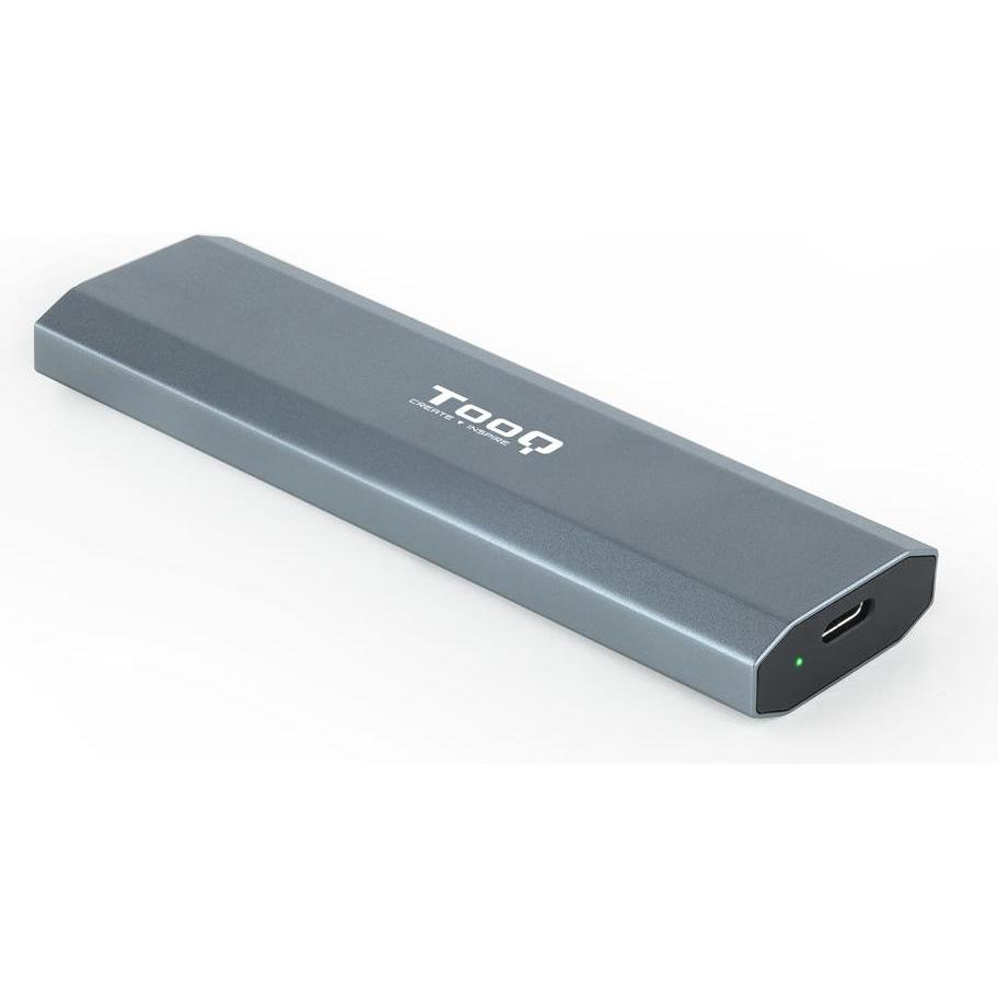Tooq Technology Caja Externa SSD M.2 Ngff/Nvme Gris (M.2), Case per hard disk, Grigio