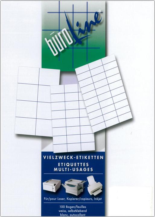 Produktbild BüroLine Etiketten 105 x 57 mm