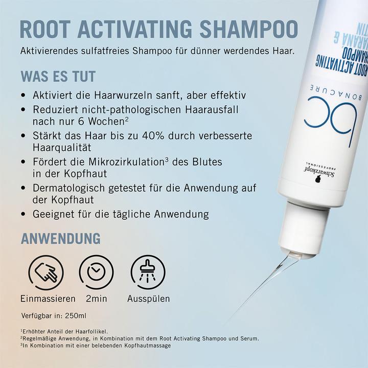 Produktbild Schwarzkopf BC Scalp Care - Root Activating Shampoo (250 ml, Flüssiges Shampoo)