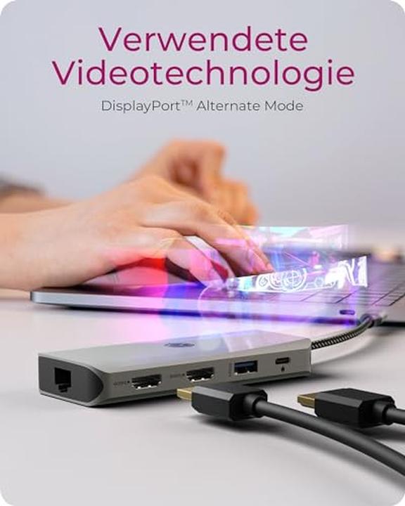 Produktbild Icy Box IB-DK4012-CPD (USB-C, 9 Ports)