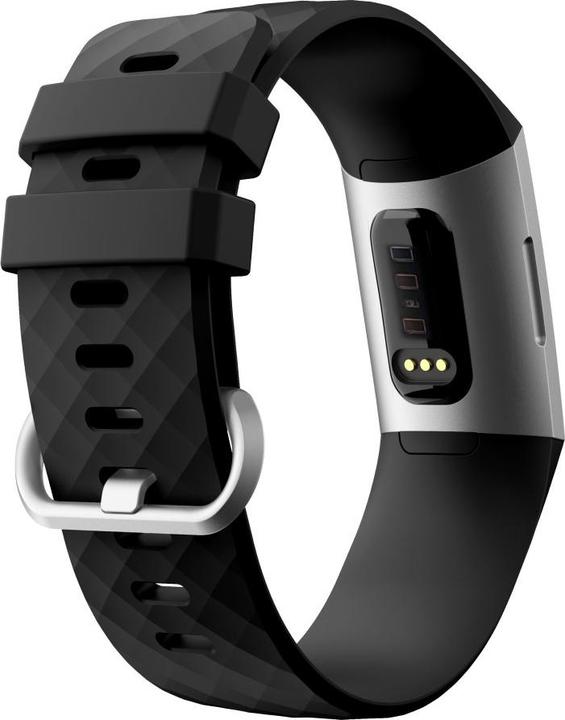 Actual product image Deltalabs Ersatz Sport Armband Silikon Fitbit Charge 4 / 3 - Schwarz (Silicone)
