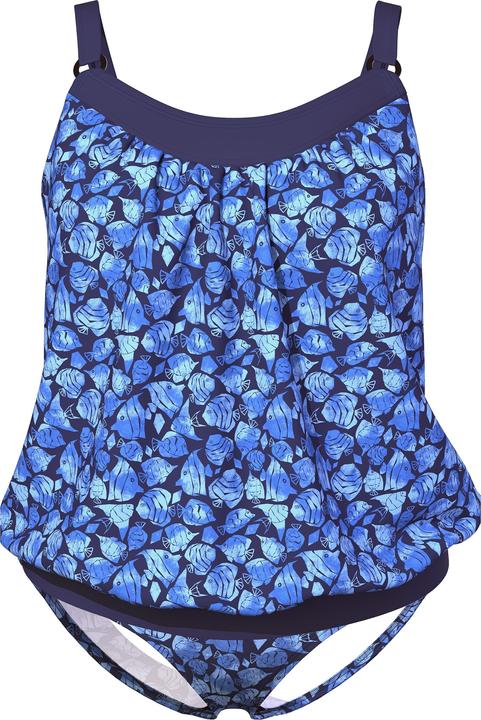 Actual product image Ulla Popken Angelfish Elastic Hem Tankini Set (58, 60)