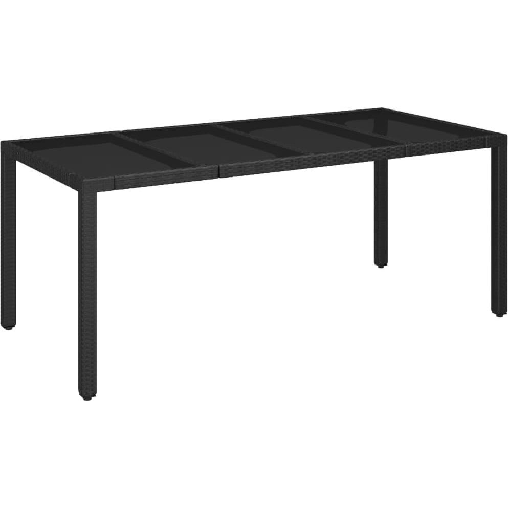 VidaXL, Gartentisch + Balkontisch, 10-tlg. Garten-Lounge-Set mit Kissen (90 cm)