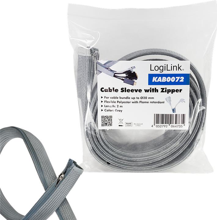 Produktbild LogiLink Kabelschutzschlauch (Kabelschlauch, 200 cm)