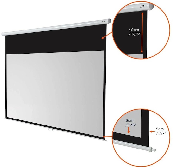 Actual product image Celexon Rollo Economy, Canvas, 16:9 (137.80", 16:9)