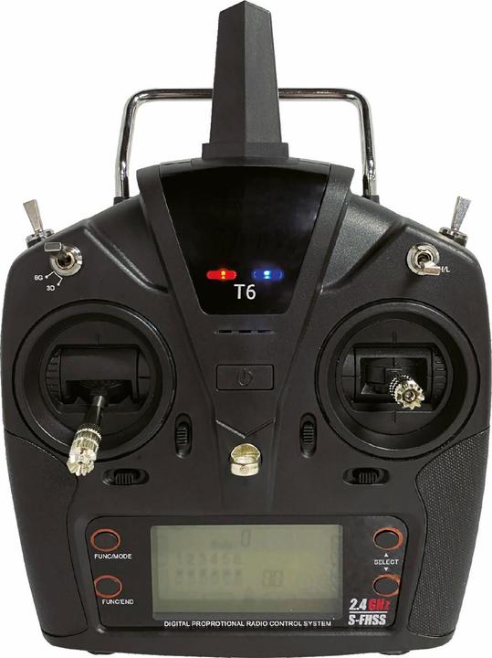Actual product image Amewi Remote control T6 2.4 GHz S-FHSS AFX180 Pro