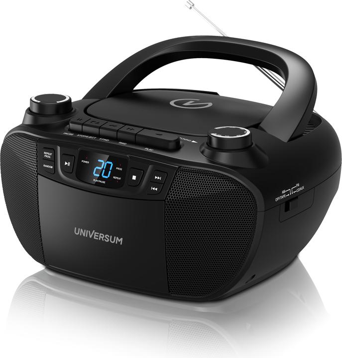 Produktbild Magni Universum BB 200 - tragbarer CD-Player mit Radio und Kassette - einfache Bedienung für Kinder & Seni (AM, FM)