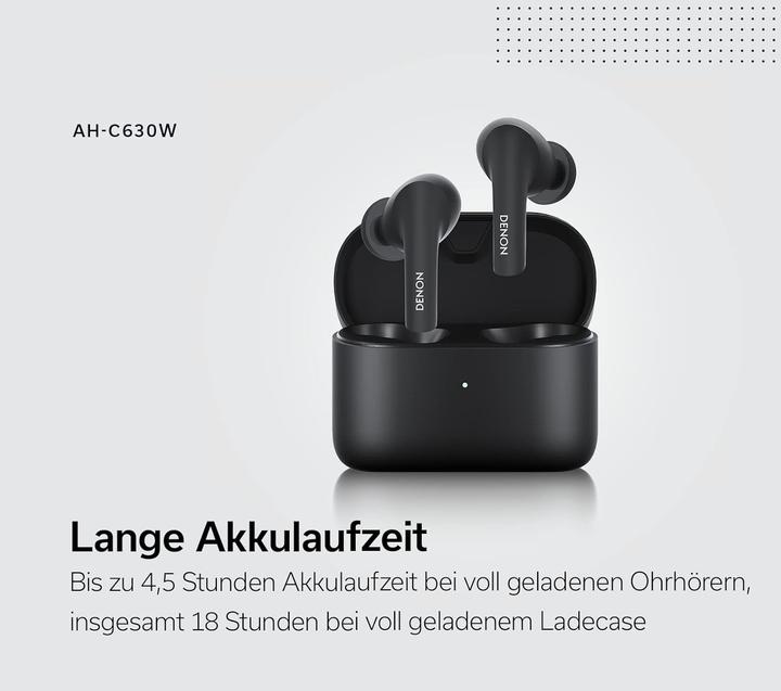 Actual product image Denon In-Ear Headphones AH-C630W White (No noise cancellation, 18 h, Wireless)