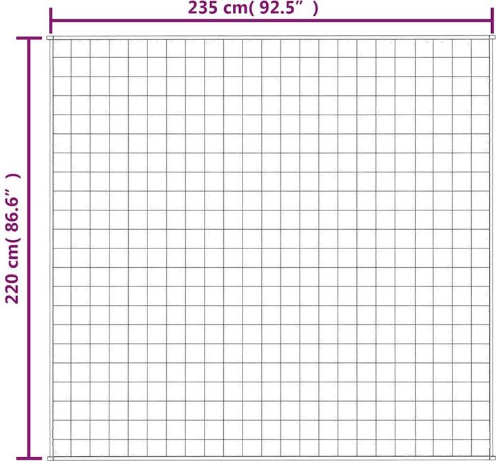 Actual product image vidaXL Gewichtsdecke (200 x 140 cm)