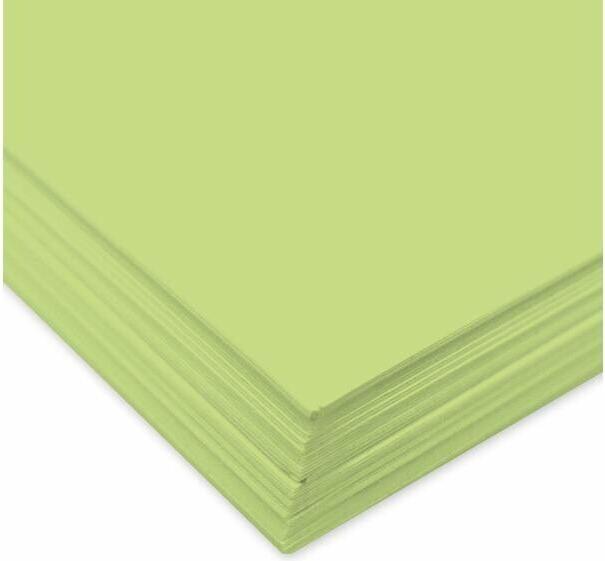 Produktbild Ursus Tonzeichenpapier A4 2174650 130g, apfelgrün 100 Blatt (130 g/m², 100 x)