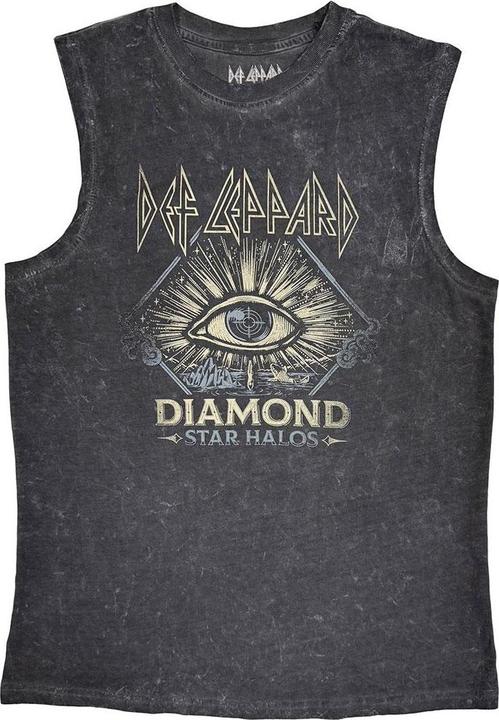 Actual product image Def Leppard Unisex Adult Diamond Star Halos Tank Top (M)