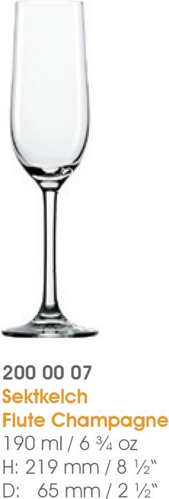 Produktbild Stölzle Longlife (19 cl, 1 Glas, Sektgläser)