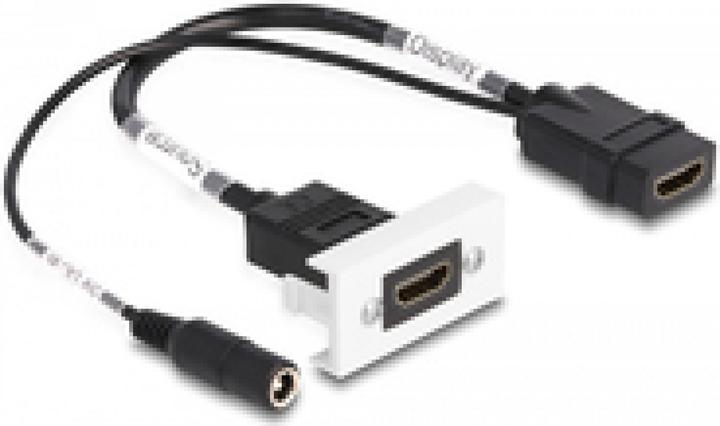 Image du produit Delock Adaptateur Easy45 4K60Hz HDMI-A - HDMI-A/prise d'alimentation (0.23 m)