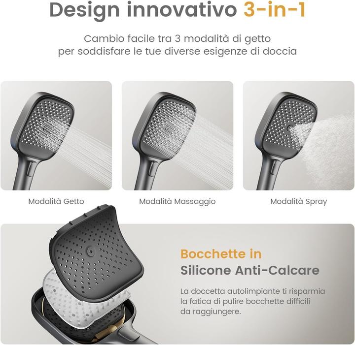 Actual product image Emke Thermostatic Shower Column