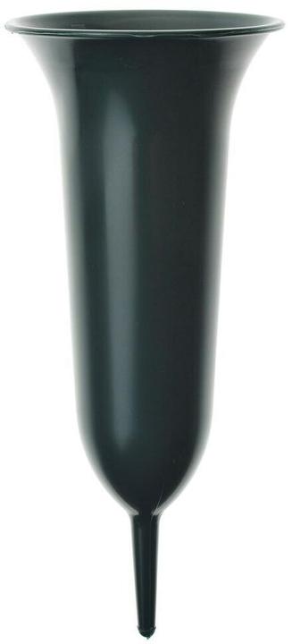 Image du produit Opiflor Vase funéraire Trompus, 31 cm vert foncé (1 x, 12,5 x 12,5 x 32 cm, 5 l)