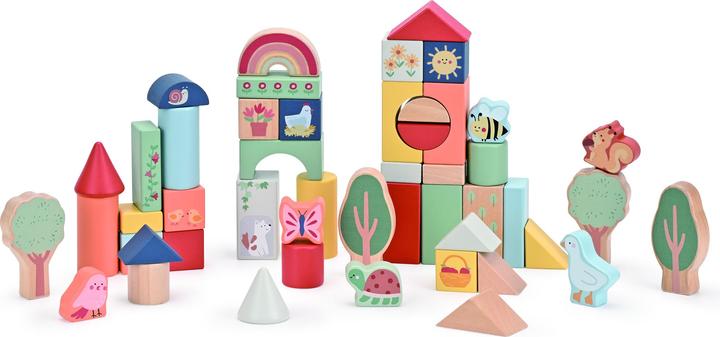 Image du produit Spielba Holzbausteine 50 Stück