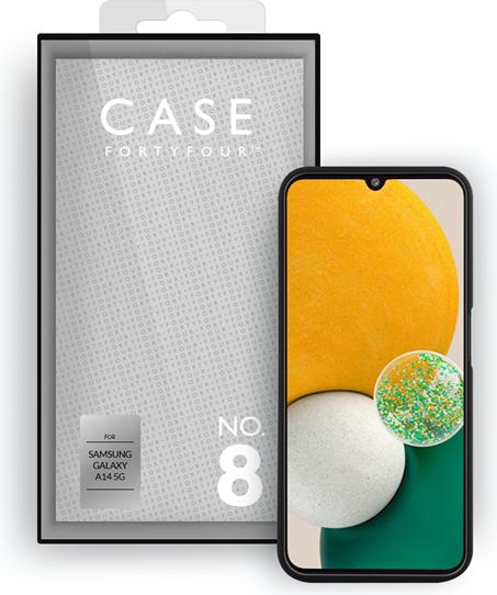 Produktbild Case FortyFour Liquid Silicone Case No.8 black (Samsung Galaxy A14 5G)