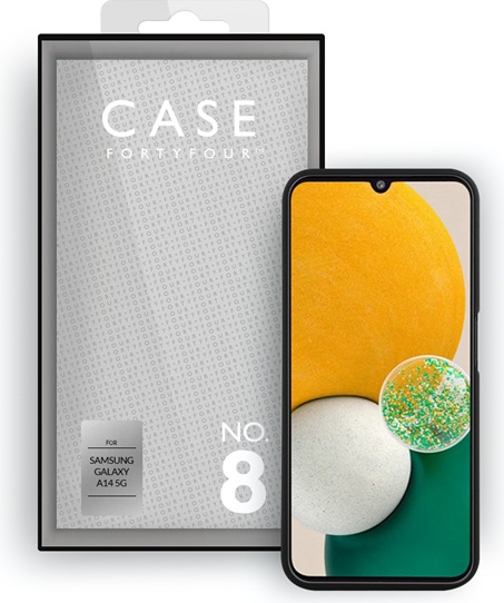 Produktbild Case FortyFour Liquid Silicone Case No.8 black (Samsung Galaxy A14 5G)