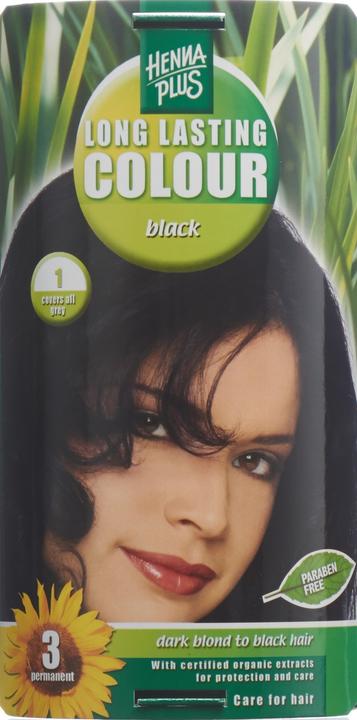 Actual product image Hennaplus Long Lasting Colour (1 black)