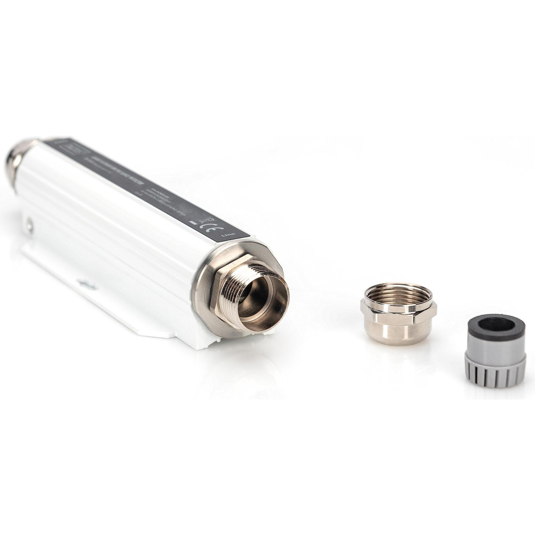 Thumbnail - Digitus 110 W Gigabit PoE Überspannungsschutz (Überspannungsschutzadapter), Netzwerk Zubehör