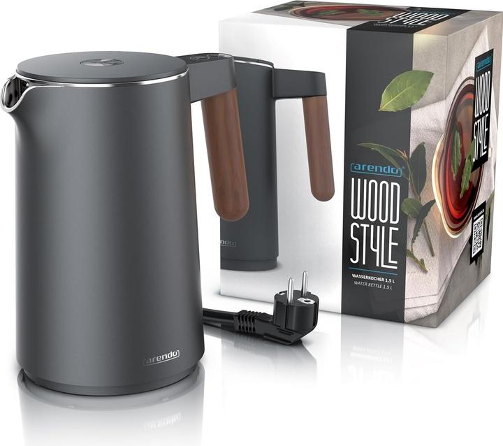 Produktbild Arendo Wasserkocher mit Temperatureinstellung (45-100°C) (1.50 l)