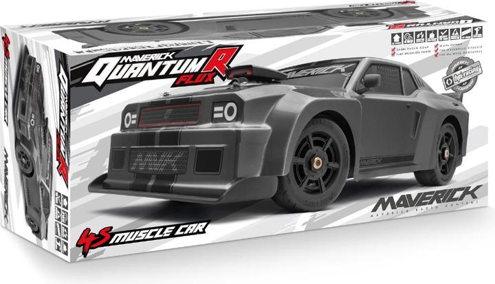 Immagine prodotto Maverick QuantumR Flux 4S 1/8 4WD Muscle Car - Grey (RTR pronto all'uso)