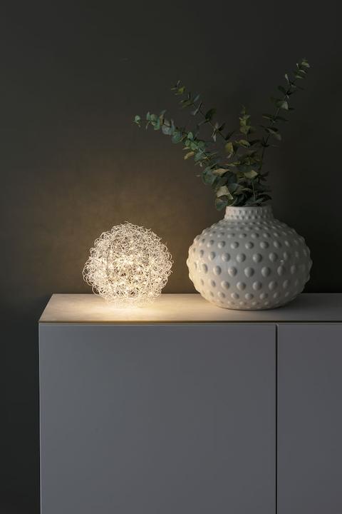 Produktbild Konstsmide 3514-303 Kugel EEK F A - G Warmweiss LED Silber