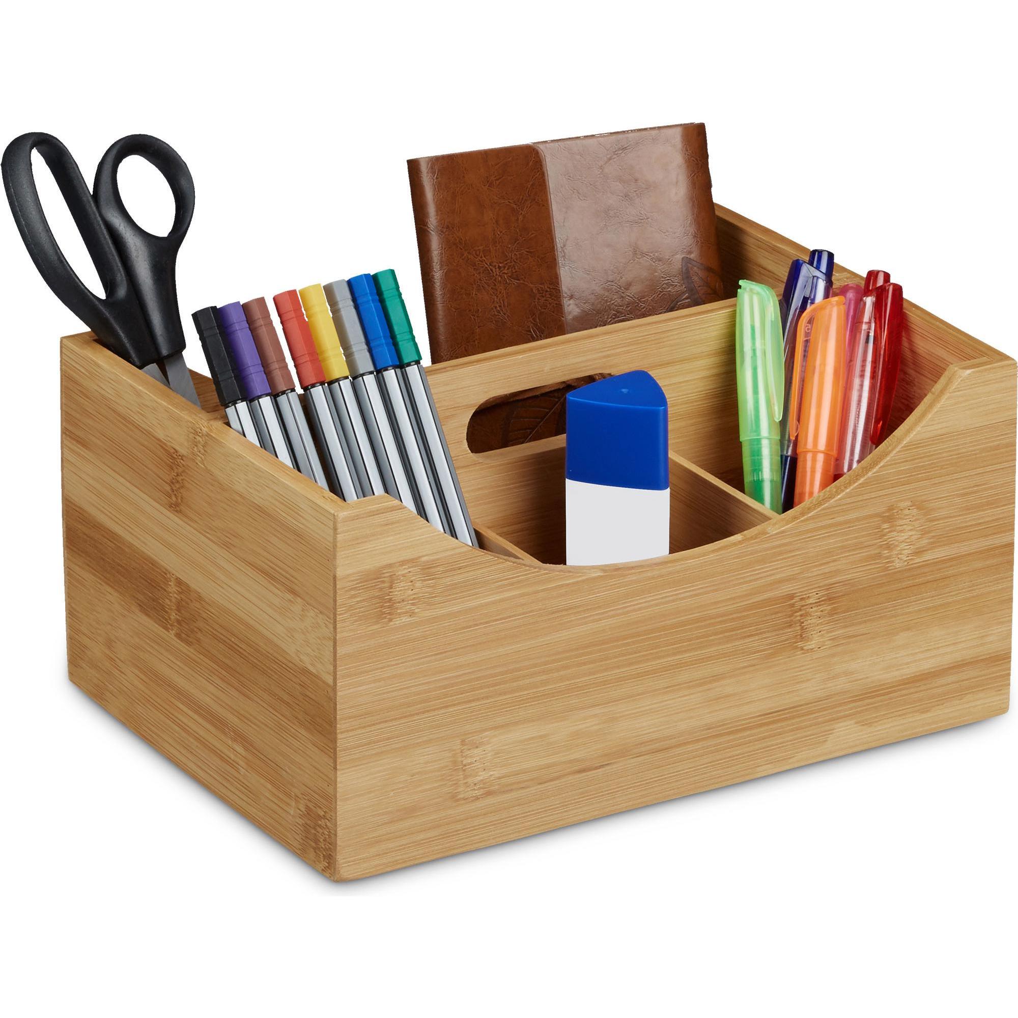 Relaxdays, Schreibtisch Accessoire, Schreibtischorganizer