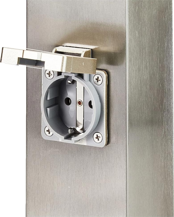 Produktbild Ledar Aussensteckdose 4-fach Edelstahl IP44 Outdoor-Stromsäule (4 x)